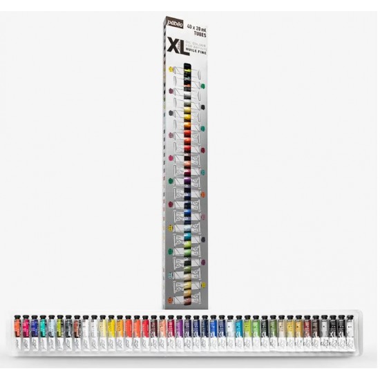 Set 40 Colors + Brush 20m XL Studio Oil Paintl / Pebeo